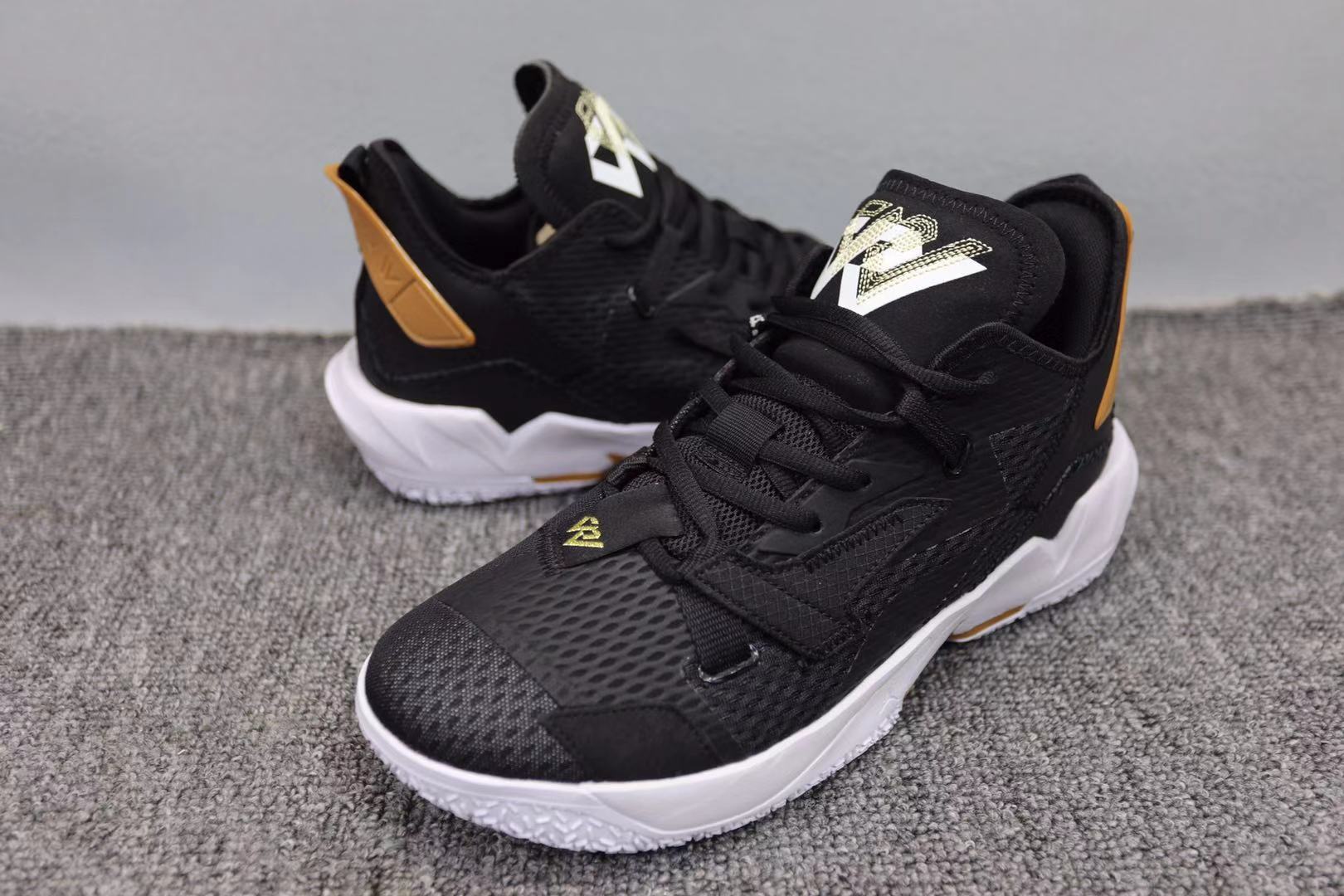 Nike PG 5 Black Gold White Shoes